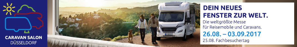 26.08-03.09.2017 Caravan Salon Düsseldorf