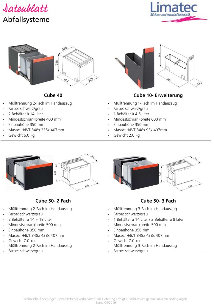 Waste systems