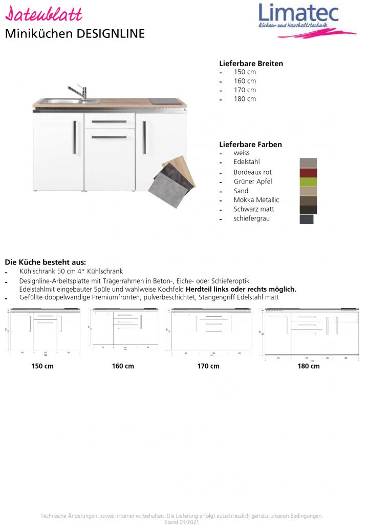 Miniküchen DESIGNLINE