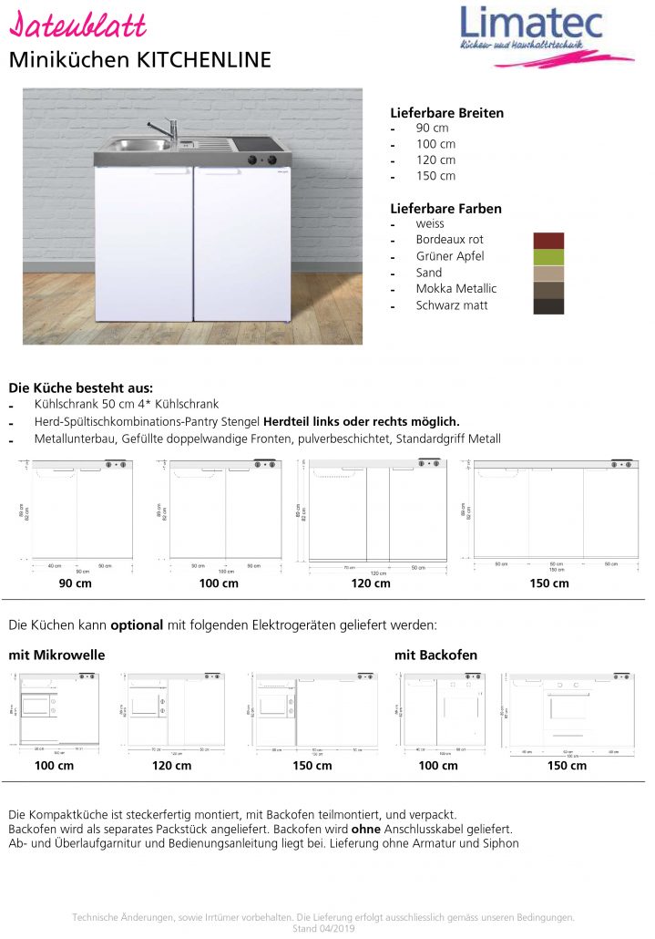 Miniküche KITCHENLINE