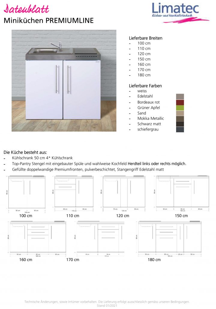 Miniküchen PREMIUMLINE