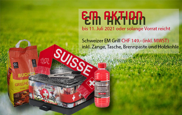 Feuerdesign Tischgrill EM Aktion in unserem Shop