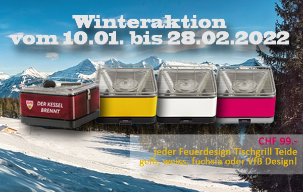 Feuerdesign Teide Winteraktion