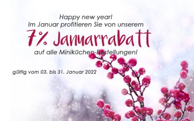 Januarrabatt Miniküchen