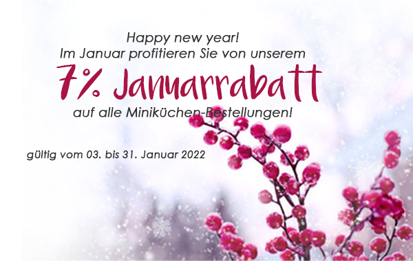 Januarrabatt Miniküchen