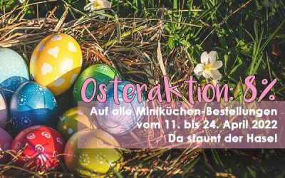 Osteraktion Onlineshop Miniküchen 2022