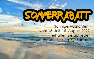 Sommeraktion Miniküchen