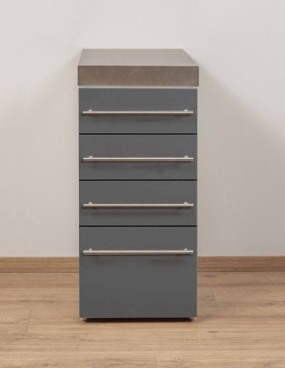 Küchenerweiterung MPS40 Breite 40 cm, Schiefergrau