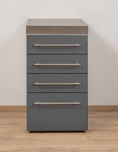 Küchenerweiterung MPS50 Breite 50 cm, Schiefergrau