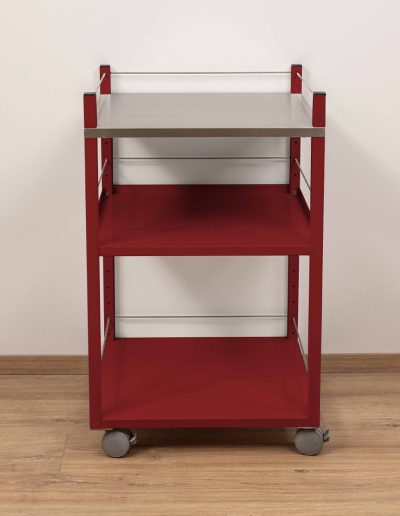 Service trolley with railing, Bordeaux