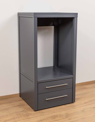 Washing machine cupboards, Slate Grey