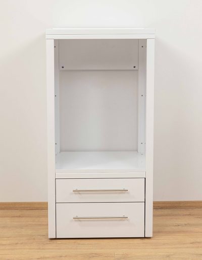 Washing machine cupboards, White