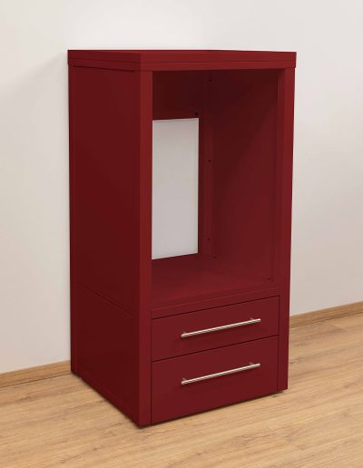 Waschmaschinenschrank, Bordeaux